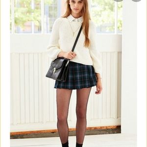 Urban Outfitters plaid pleated mini skirt
